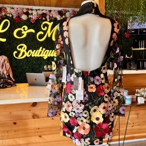 The Viral Taylor Swift 3D Flower Mini Dress